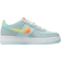 Nike Air Force 1 GS - Glacier Blue/Light Lemon Twist/Aquarius Blue/Total Orange