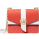 Michael Kors Greenwich Small Color Block Logo and Saffiano Leather Crossbody Bag - Spiced Coral Multi