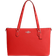 Coach Gallery Tote Bag - Silver/Miami Red