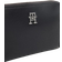 Tommy Hilfiger Essential Monogram Medium Zip Around Wallet - Black