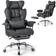 Costway Ergonomic High Back Grey Office Chair 49.2"