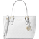 Michael Kors Jet Set Travel Extra Small Logo Top Zip Tote Bag - Optic White