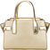 Michael Kors Carmen Medium Metallic Belted Satchel - Pale Gold