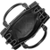 Michael Kors Hamilton Small Logo Embossed Washed Denim Satchel - Black