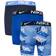 Nike Dri-Fit Printed Essentials 3-pack - White/University Blue (9N0845-W1W)