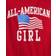 The Children's Place Girl's Matching Family All American Girl Graphic Tee - Ruby