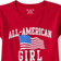 The Children's Place Girl's Matching Family All American Girl Graphic Tee - Ruby