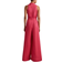 Reiss Selena Linen Blend Drape Jumpsuit - Coral