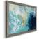 Wrought Studio Ocean Flow Gray Framed Art 20x17"