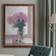 Wexford Homes Windowsill Floral I Maple Framed Art 27.5x37.5"