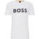 Hugo Boss Thinking Rubber Print Logo Jersey T-shirt - White