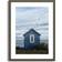 Birch Lane Beach Hut Gray Framed Art 19x25"