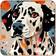 Ownta Dalmatian Pattern Coaster 6