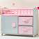 Teamson Kids Olivia's Little World Polka Dots Princess Baby Doll Crib with Storage Closet & Drawers