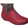 Jsaierl Classic Faux Leather Western Booties - Red