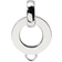 JewelryWeb Charm Holder Pendant - Silver