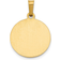 Zen Jewelz Satin St Gerard Medal Hollow Pendant Charm - Gold