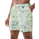 boohooMAN Watercolour Camo Swim Short - Green