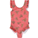 Palm Angels Kid's Teddy Bear Print Swimsuit - Coral Pink