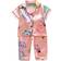 Toddler Cartoon Animal Pajamas Sleepwear Outfits - Rainbow