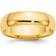 Lex & Lu LTW Comfort Fit Band Ring 6mm - Gold