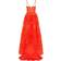 Milla Tangerine Tulle Ornament Maxi Dress - Coral