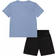 Nike Toddler Boy's Dri-Fit Dropset Short Set - Polar