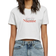 Days Beyond Dolce Far Niente Cropped T-shirt - White