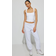 Garage Amber Portrait Neck Tank Top - Bright White