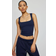 Garage Amber Portrait Neck Tank Top - Mariana Blue