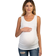 Pink Blush Ruched Maternity Tank Top Ivory (26744)
