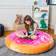 Good Banana Inflatable Donut Floor Floatie/Pillow for Kids Seating