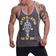 Gold's Gym Contrast Tank - Gray Marl/White