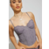 Garage Chrishell Lace Mesh Bustier - Smoked Out Grey