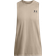 Under Armour Men's Left Chest Cut-Off Tank - Timberwolf Taupe/Black