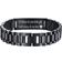 Vnox Masculine Watch Band Bracelet - Black