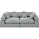 Smart Lionore Silver Grey Sofa 242cm Zweisitzer