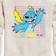 Hybrid Apparel Kid's Disney Lilo & Stitch Neon Stitch Crewneck Fleece Sweatshirt - Natural