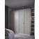Ikea PAX / FLISBERGET White/Light Beige Kleiderschrank 200x201cm
