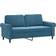 vidaXL 359538 Blue Sofa 172cm Zweisitzer