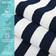 Arkwright California Cabana Bath Towel White, Blue (177.8x76.2)
