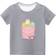 Penkiiy Toddler Cute Happy Easter Graphic Tees - Grey