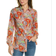 J Mclaughlin Lois Blouse Top - Red