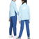 Nike Big Kid's Sportswear Tracksuit - Aquarius Blue/Court Blue/White