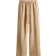 H&M Linen Blend Pull On Trousers - Beige