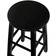 PJ Wood Classic Round Black Seating Stool 29" 4pcs