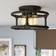 Greyleigh Tayla Matte Bronze Ceiling Flush Light 15"