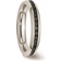 Chisel Polished Ring - Silver/Black