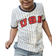 Carter's Kid's USA Striped Baseball Tee - Multicolour