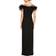 Alex Evenings Long Off the Shoulder Gown - Black